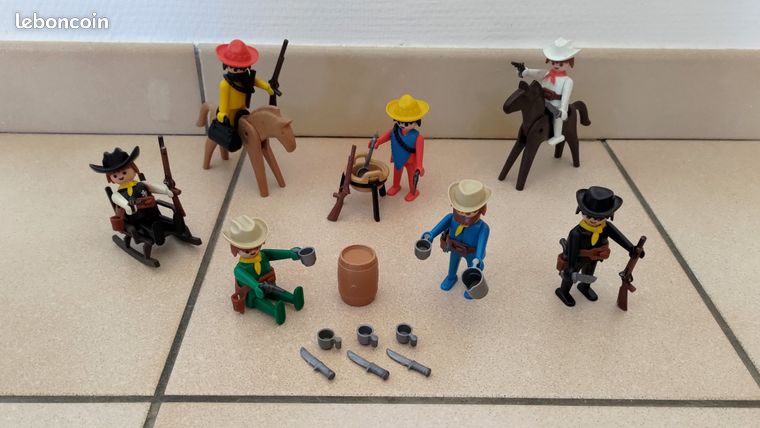 Playmobil Cowboy Bandit Mexicain Shériff 3241 - Jeux & Jouets