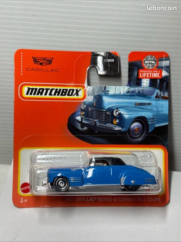 MATCHBOX GWG99 1941 CADILLAC SERIES 62 CONVERTIBLE COUPE-MATCHBOX