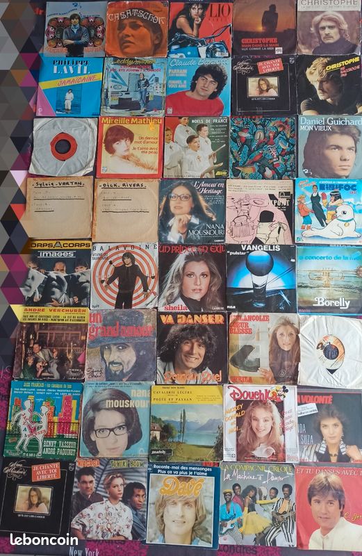 Lot de 280 disques vinyles 45T (image 6)