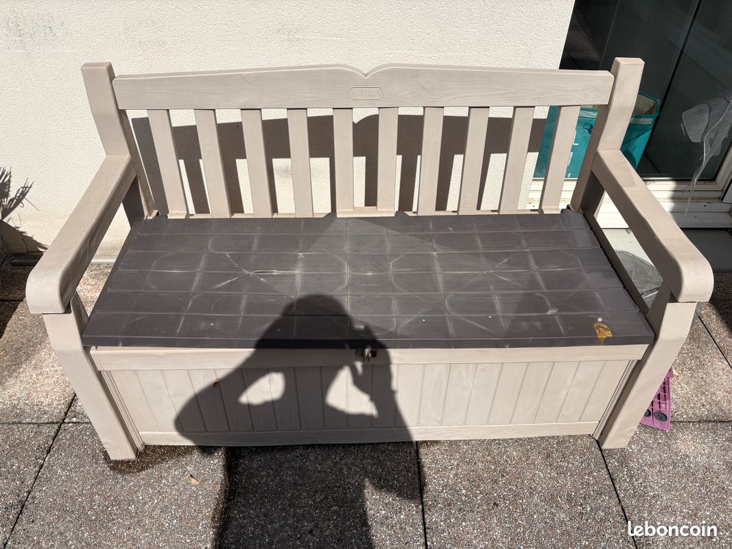 Banc avec rangement exterieur (image 1)