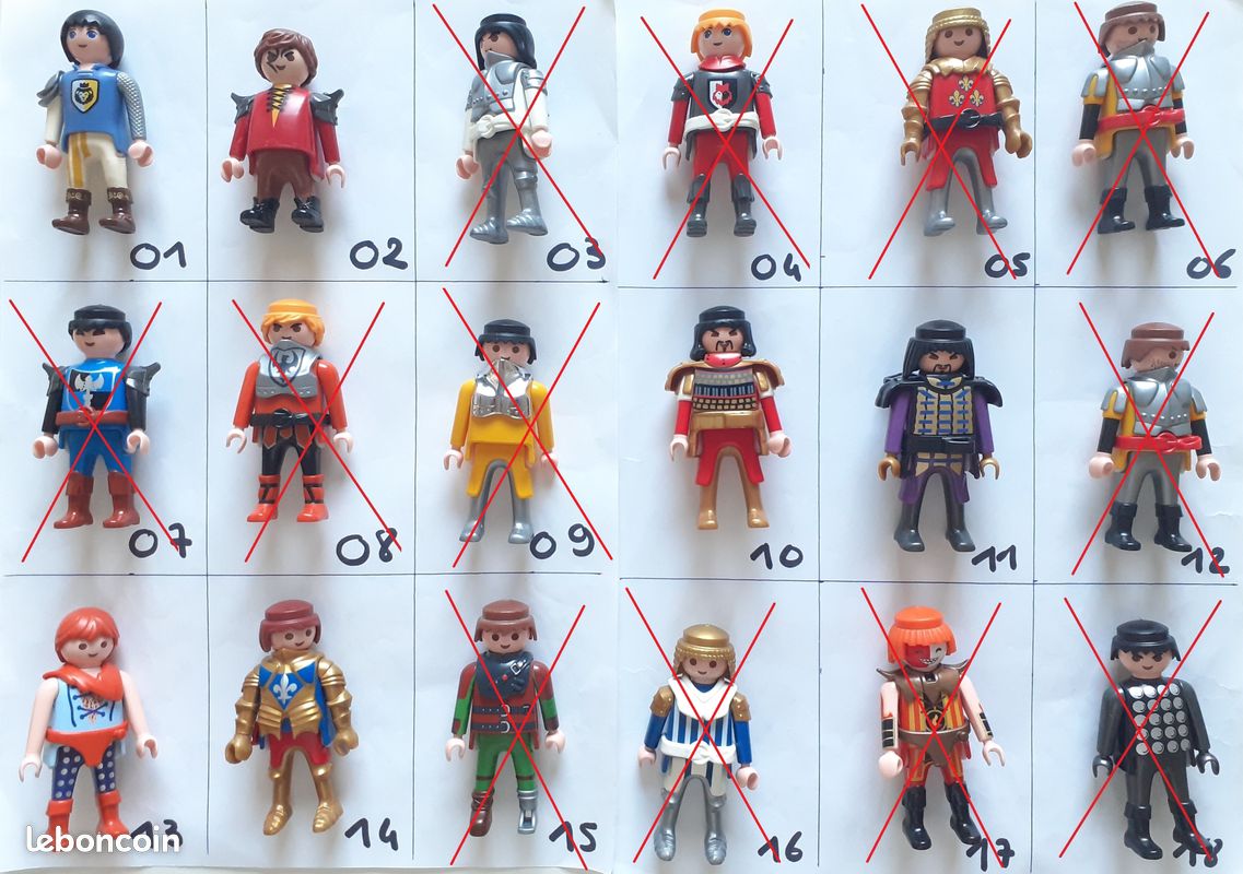 Lot De Figurines Playmobil Chevaliers – Occasion – Univers Playmobil