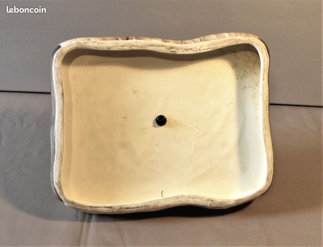 Plateau à fromage feuille et son couteau en céramique
