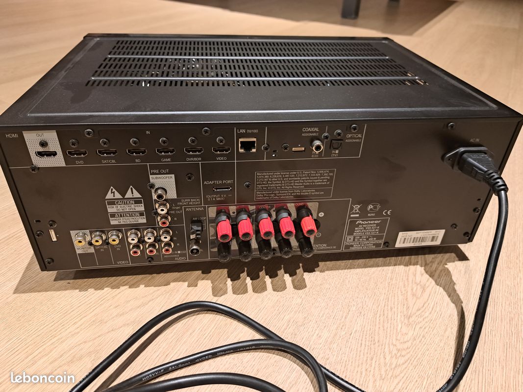 Ensemble home cinéma 5.1: Ampli PIONEER enceintes HARMAN KARDON (image 3)