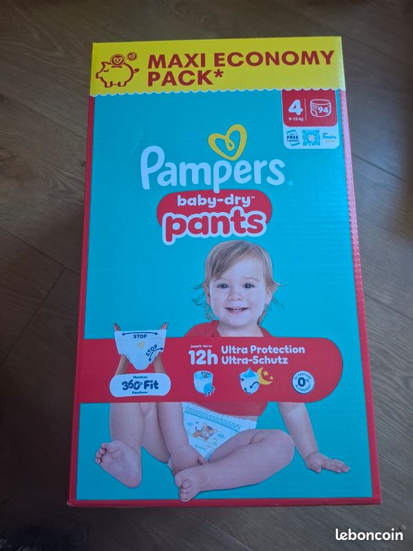 Couches pampers pants taille 4 (image 1)