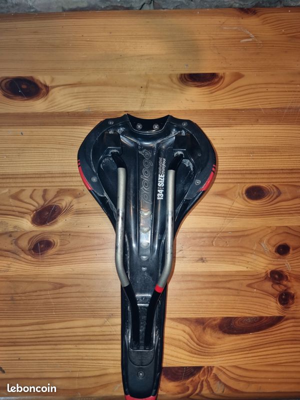Selle De Vélo De Course Prologo Nago Evo 134, Noire, Occasion