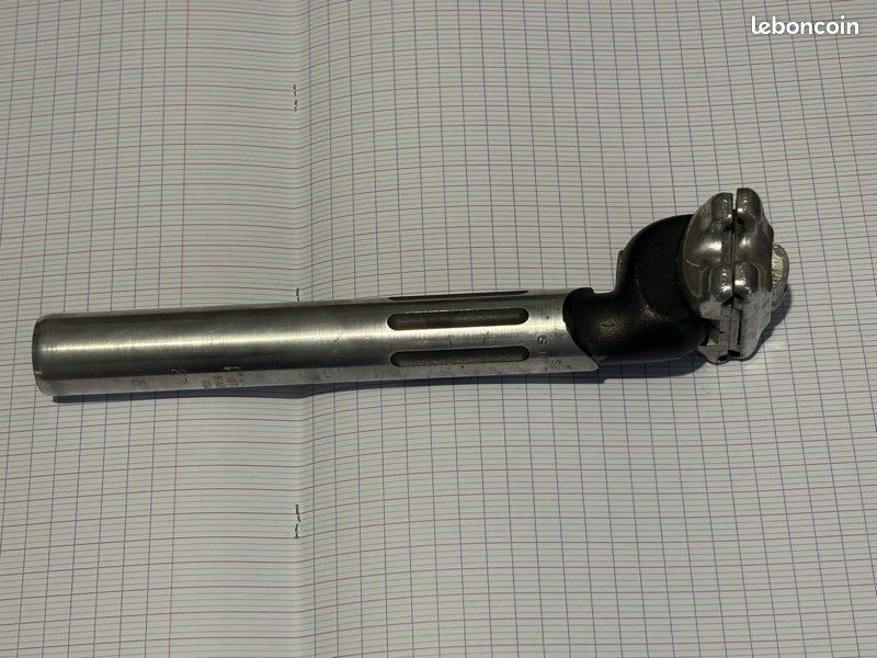 Potence De Vélo Vintage Années 90 - 130 Mm, Filet 1", Diamètre 25,4 Mm, Argent