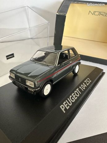 PEUGEOT 104 ZS 2 1979 GRIS VULCAIN 1/43 NOREV - Mystères et