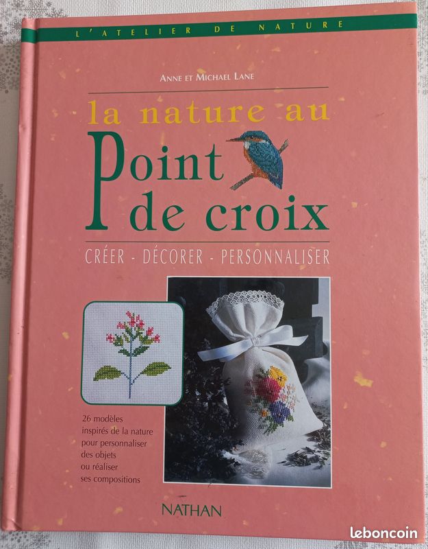 La nature au point de croix anne michael lanne livre (image 1)