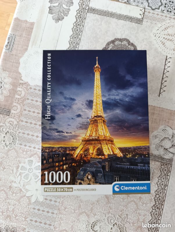 Puzzle 1000 pièces Tour Eiffel (image 2)