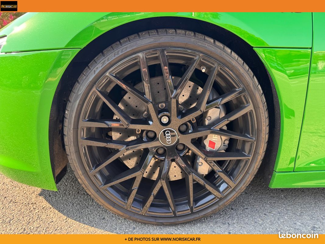 AUDI R8 SPYDER V10 Plus 5.2 FSI 610 S tronic 7 Quattro - Bang Olufsen - Ceramiques - Vert Java - Carbone - Audi ex (image 13)