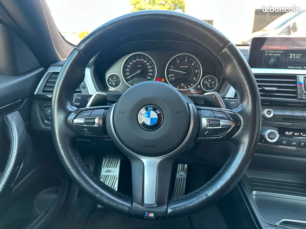 BMW SERIE 4 COUPE F32 LCI 430d xDrive 258 ch BVA8 M Sport / STAGE 1 / FEUX ET LIGNE TYPE M4 (image 14)