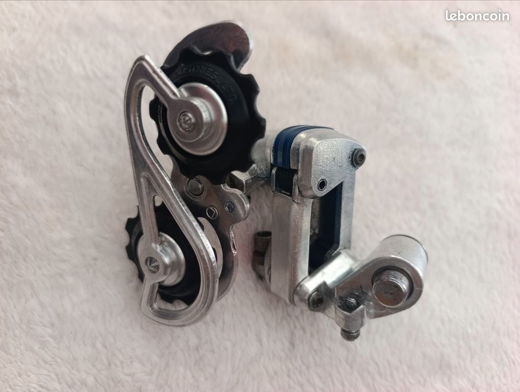 Dérailleur Arrière Vintage Suntour Blue Line – 6 Vitesses – Courte Cage – Fabriqué Au Japon