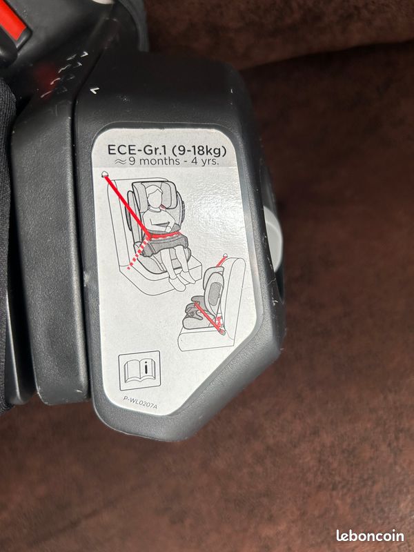 Siège auto enfant 9 mois à 4 ans isofix (image 4)