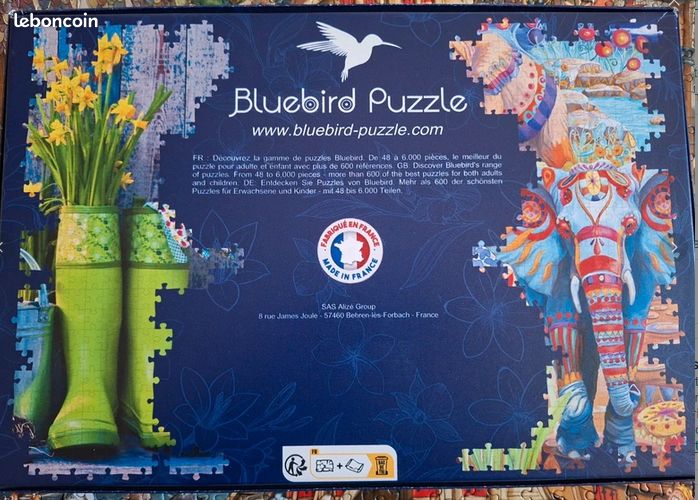 Puzzle 1000 piece Drole de Bateau BlueBird (image 3)