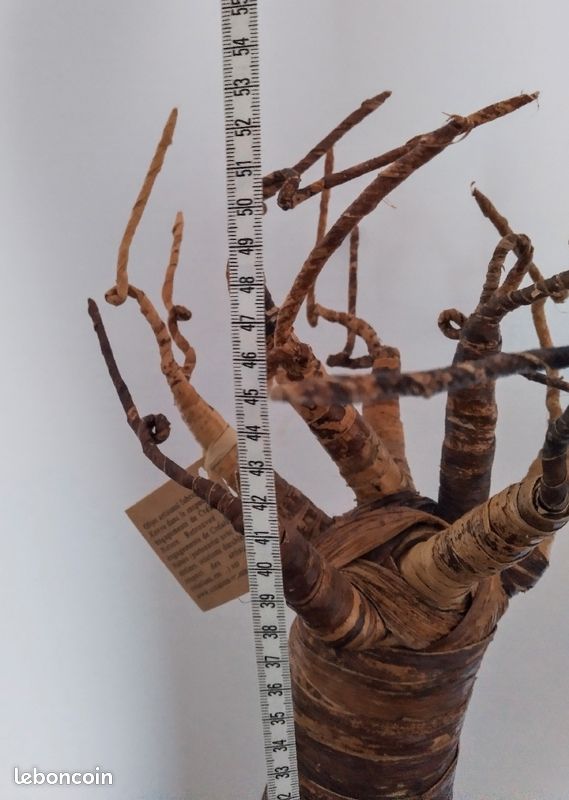 Présentoir à bijoux artisanal - feuilles de bananier (image 3)