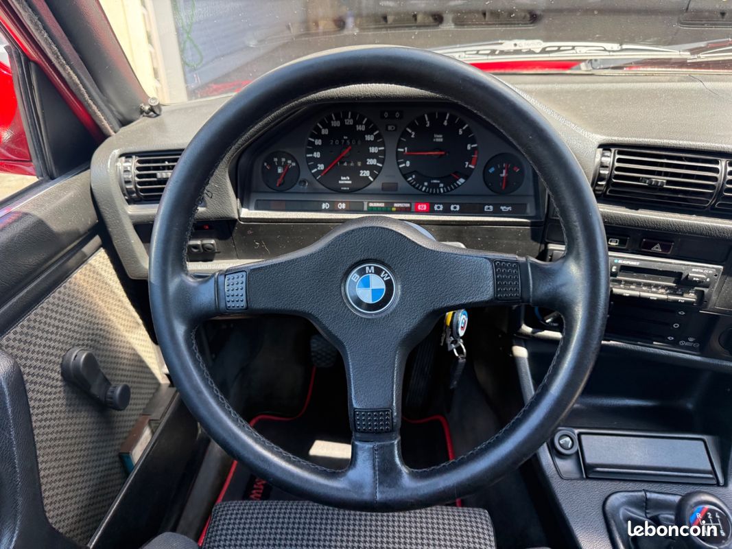 BMW e30 323i M tech 2.3 i 150ch Pont Autobloquant + boite inversée + BBS RM (image 7)