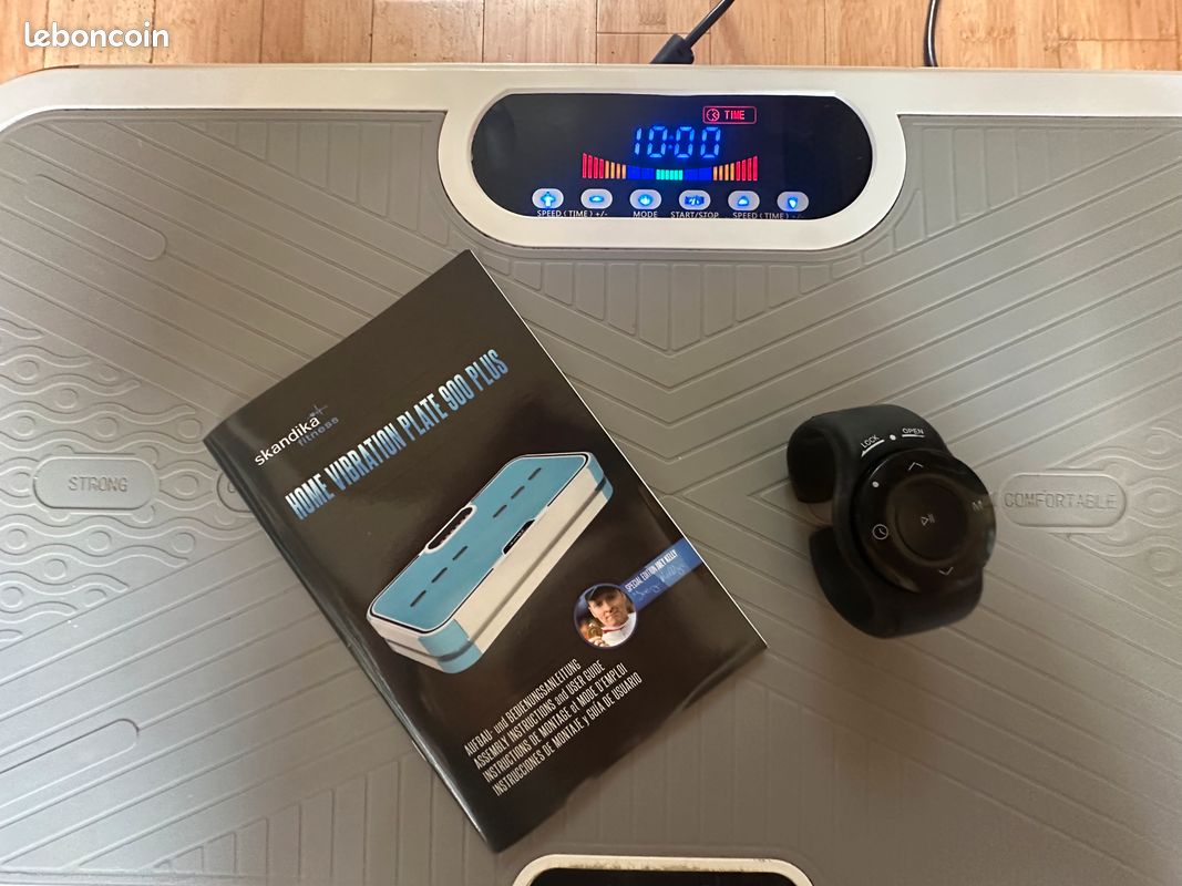 wecker mit vibration Plateforme fitness oscillo-vibrante Skandika 900+