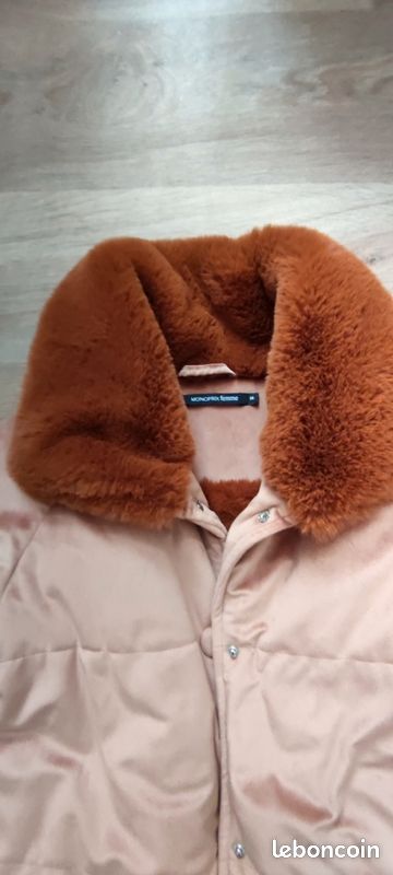 Veste Bomber Légère Rose Foncé H&M - Portée Une Fois, Parfaite Pour Le Printemps, Occasion Très Bon état