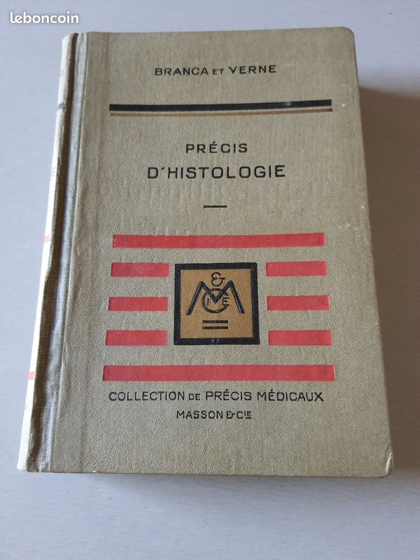 Livre ancien de médecine Précis d'histologie (image 2)