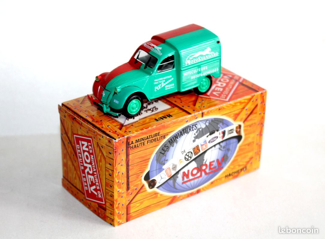 NOREV CITROEN 2CV AZLM 1958 NOREV ÉCHELLE 1:43 VINTAGE RARE EN ÉTAIN
