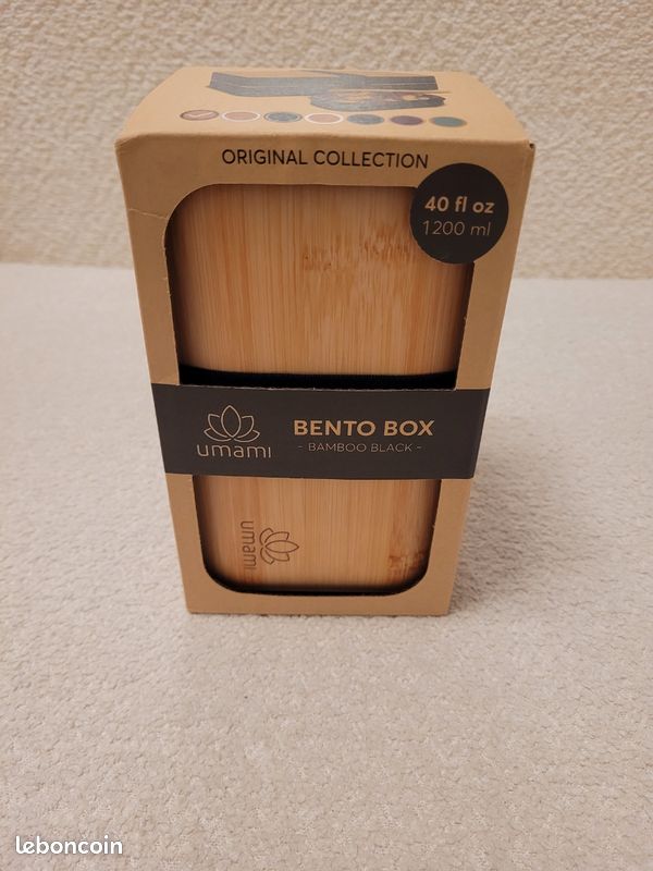Boîte De Transport Couverts MK Bamboo SEVILLA – Bambou, 4 Compartiments, Avec Poignée
