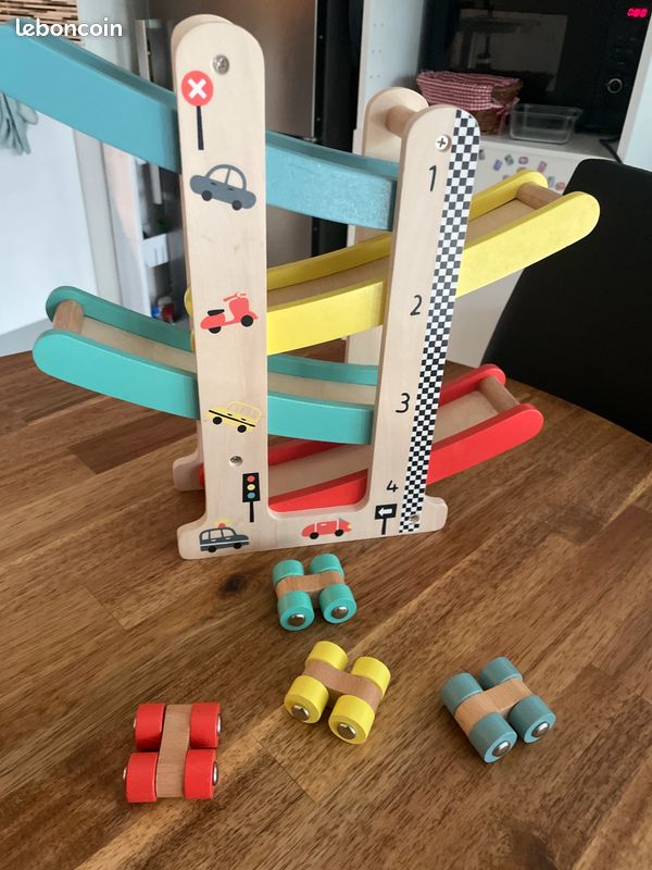 Jeu voiture / circuit en bois verbaudet (image 2)