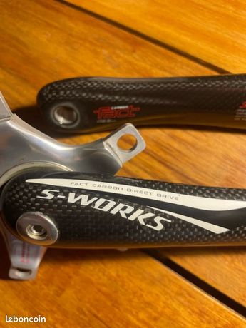 Pédalier Carbone Specialized S-Works – 50/34T – 175 Mm – Neuf En Boîte – Argent/Noir