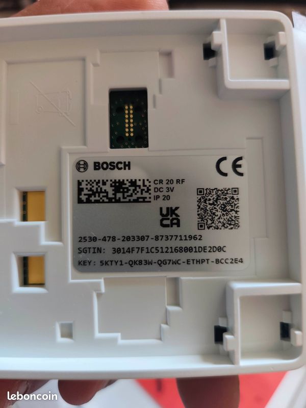 Thermostat d'ambiance sans fil + Module radio chaudière Bosch / ELM (image 2)