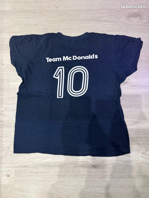 T-shirt officiel Macdo 2 étoiles (foot) taille M (image 2)