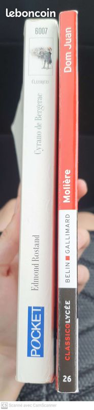 Lot de livres scolaires littérature Bac - Cyrano de Bergerac / Dom Juan / Phèdre / La vie devant soi (image 7)