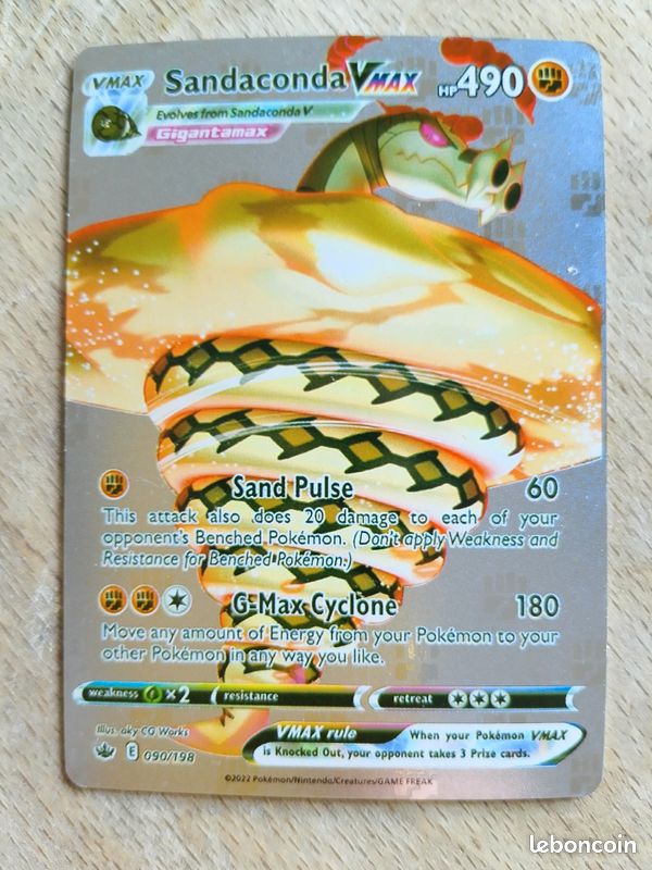 sandaconda vmax pokemon card value Amazon.com: Sandaconda VMAX - 206/198 - Secret Rare - Sword & Shield