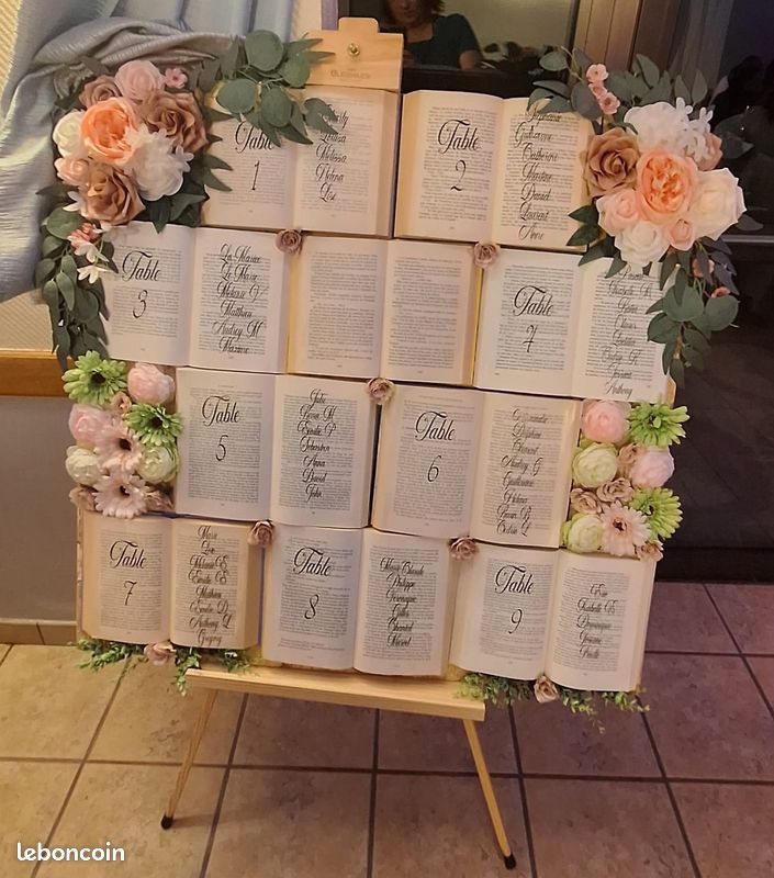 Plan de table livres (image 1)
