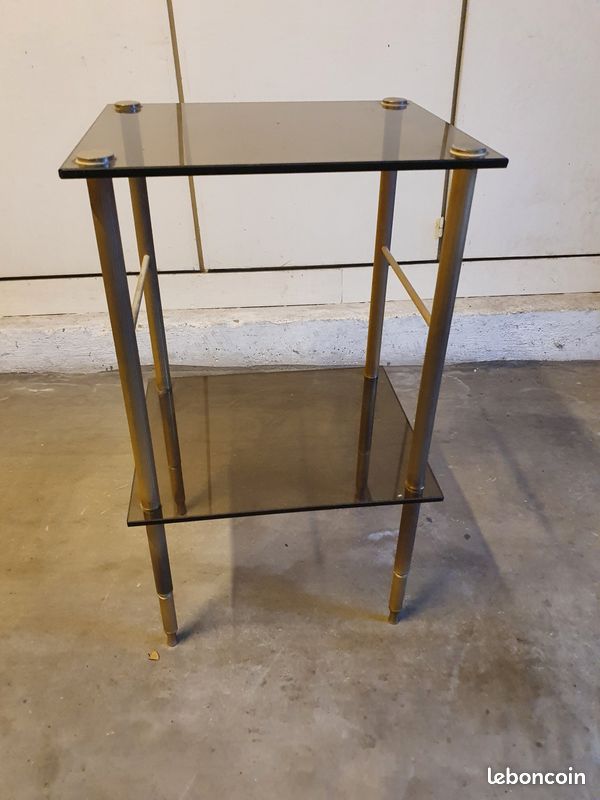 Table en verre vintage (image 1)