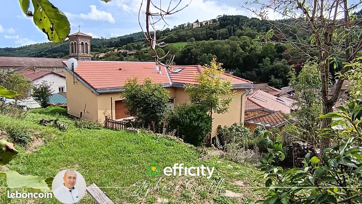 Maison 8 pièces 125 m² · à Saint-Clément-sur-Valsonne · 125 m² · 189 000 €