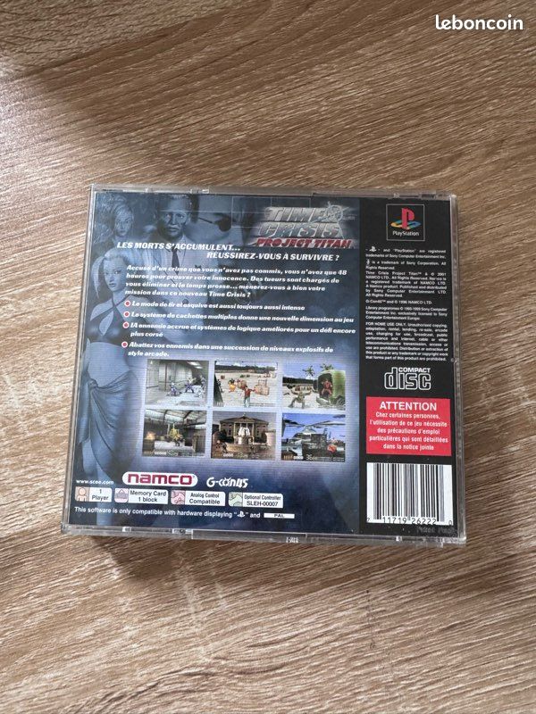 Jeu PS1 Time Crisis: Project Titan - CD seul - Jeux vidéo