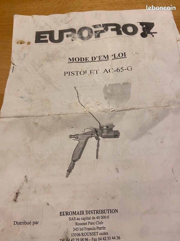 Pistolet europro 07 basse pression (image 2)
