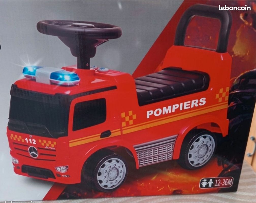 Porteur camion de pompier Mercedes neuf (image 4)