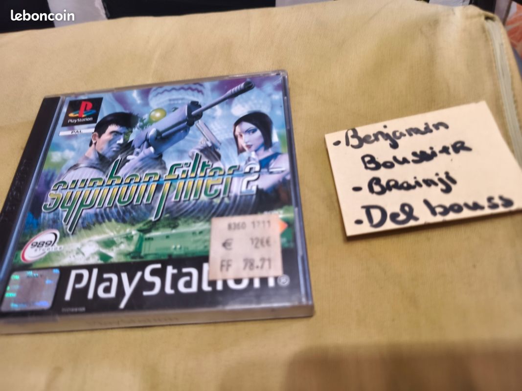 SYPHON FILTER 2 - PS1 - PlayStation 1 - PAL FR - Testé
