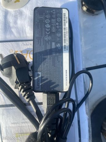 Chargeur LENOVO ADLX65YCC3A SA10M13950 - Compatible Lenovo, Occasion Fonctionnel