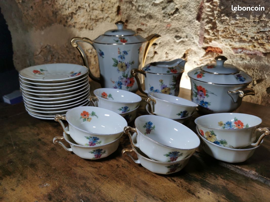 Service à Thé/Café Porcelai es de Limoges Raynaud & C° (image 4)