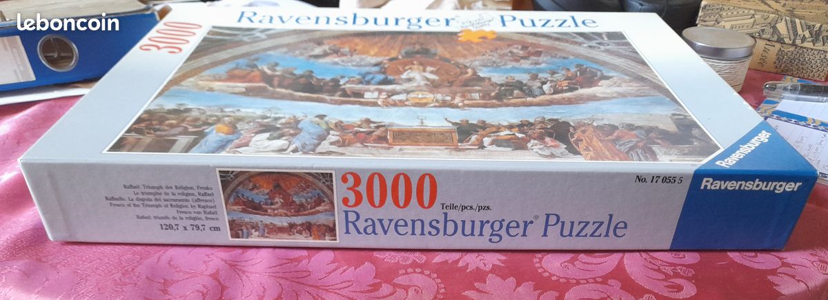 Puzzle 3000 pièces Ravensburger Le Triomphe de la Religion, de Raffael (image 2)