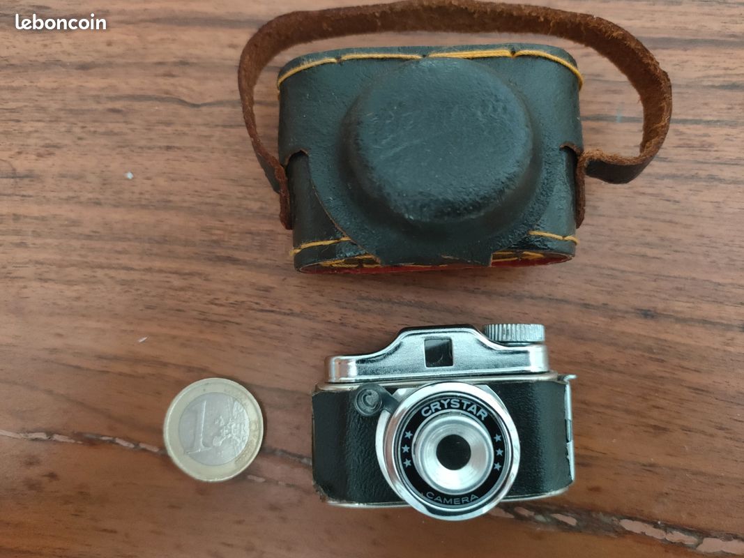 Spy camera vintage 1950+étui cuir (image 1)