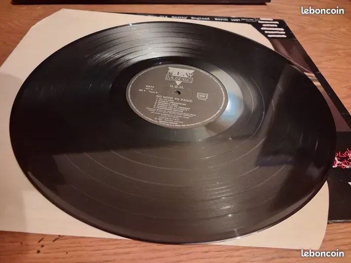 Disque vinyle punk rock uk du groupe gbh 33t original france (image 6)