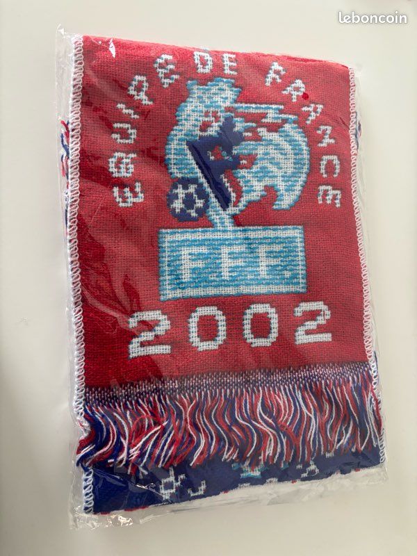 Écharpe Supporter Equipe De France De Football - 2002 - Occasion TBE