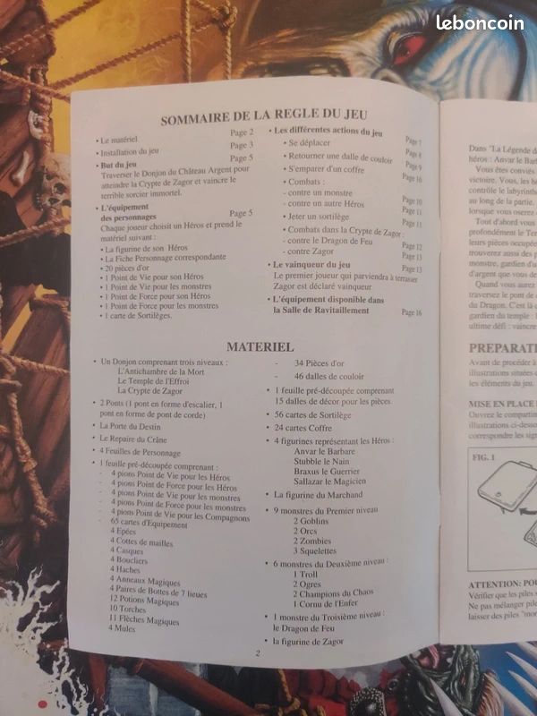 La Légende de Zagor - Jeu de société | Jeux d'occasion