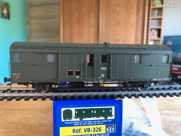 Fourgon OCEM 30 REE échelle HO - Modélisme