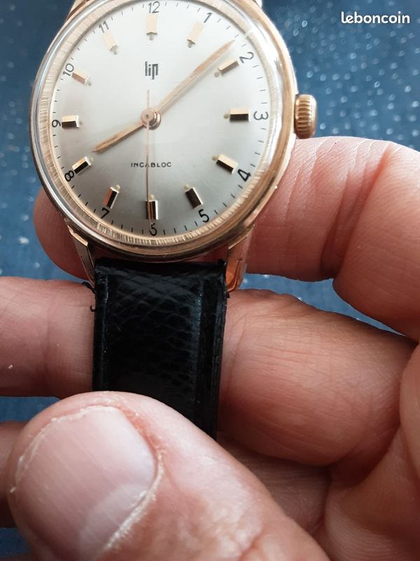 MONTRE HOMME LIP R136 Cadran Noir de 1958/1962 EUR 159,00 - FR