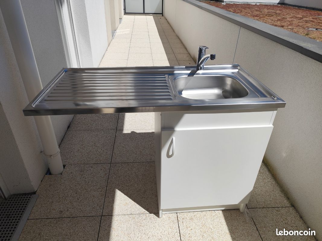 Evier-robinetterie GROHE + meuble cuisine (image 4)