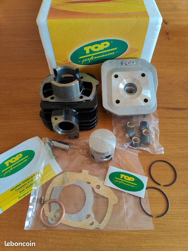 Cylindre LUDIX air d40 fonte avec culasse TOP PERFORMANCE (image 1)