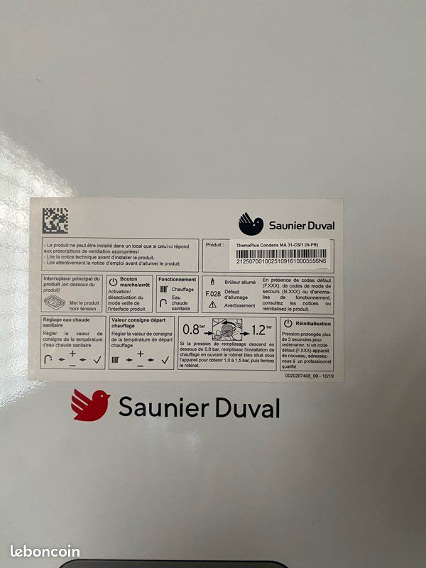 Chaudière à condensation gaz - Saunier Duval (image 2)